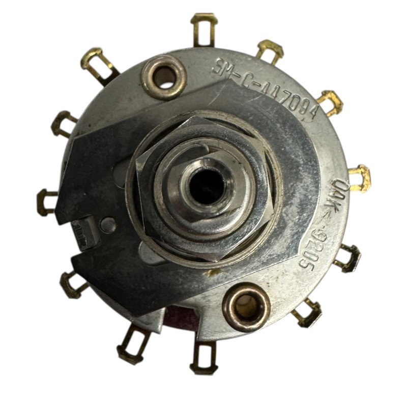 SM-C-447094 Mil Spec Rotary Switch Single Deck 12 Position 4 Turns 5930-00-978-2110