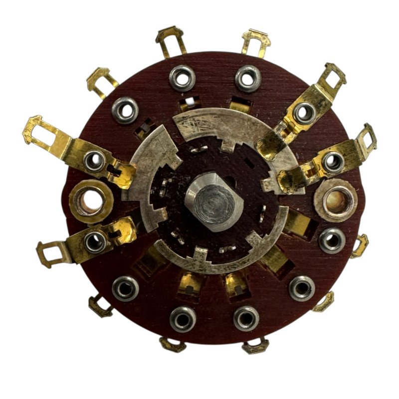 SM-C-447094 Mil Spec Rotary Switch Single Deck 12 Position 4 Turns 5930-00-978-2110