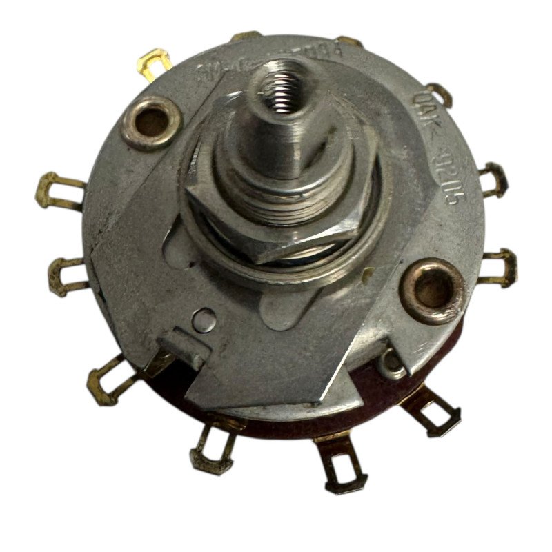 SM-C-447094 Mil Spec Rotary Switch Single Deck 12 Position 4 Turns 5930-00-978-2110