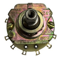 26113B-FD1E Unidex Rotary Switch Single Deck 12 Position 5 Turns