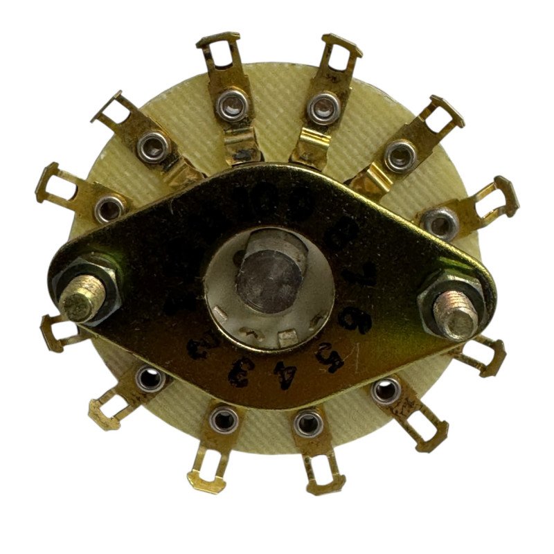 26113B-FD1E Unidex Rotary Switch Single Deck 12 Position 5 Turns