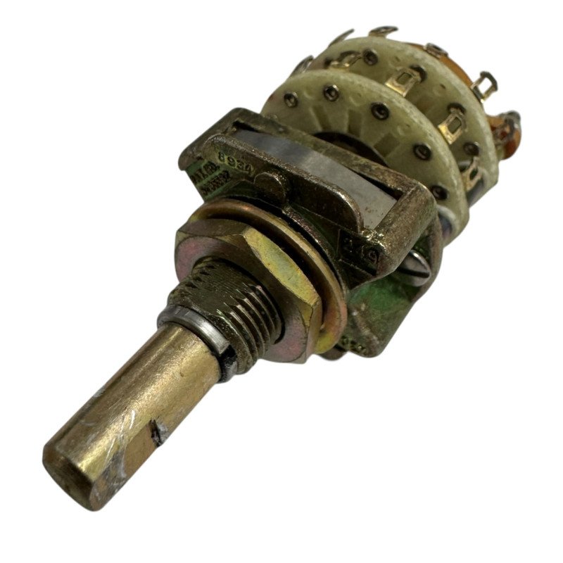 M3786/5-8BGC Unidex Rotary Switch Double Deck 8 Position 7 Turns