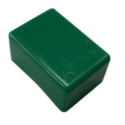 Crouzet Pushbutton Switch Cover Green OD:24.5x17.5x12mm ID:23x15mm