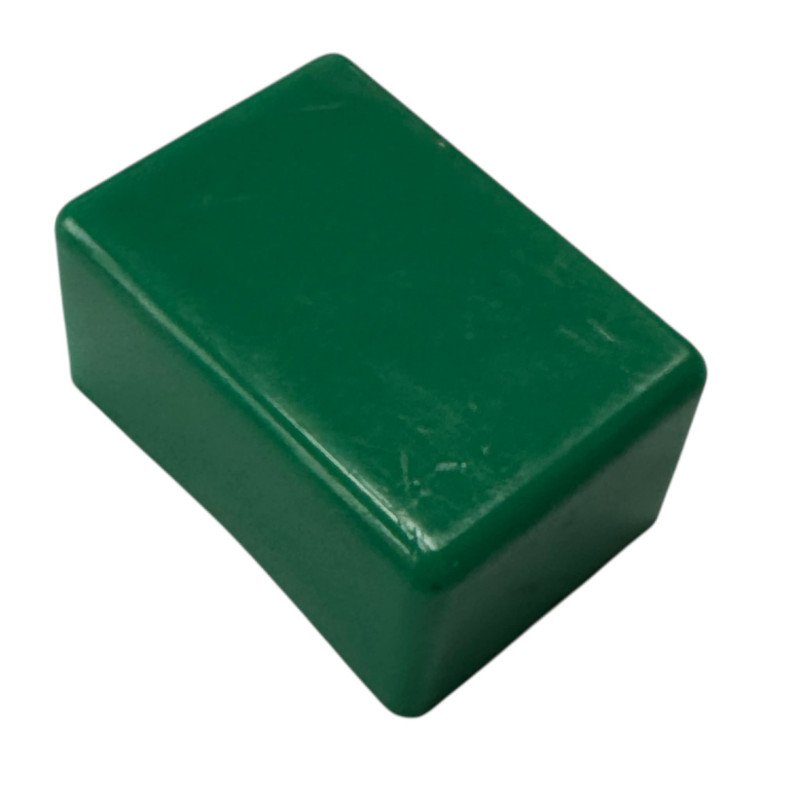 Crouzet Pushbutton Switch Cover Green OD:24.5x17.5x12mm ID:23x15mm