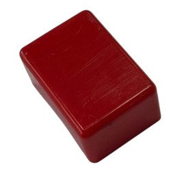 Crouzet Pushbutton Switch Cover Red OD:24.5x17.5x12mm ID:23x15mm