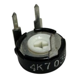 Piher Horizontal Trimmer Potentiometer 4.7Kohm 4K7 0.1W 10% D:10mm