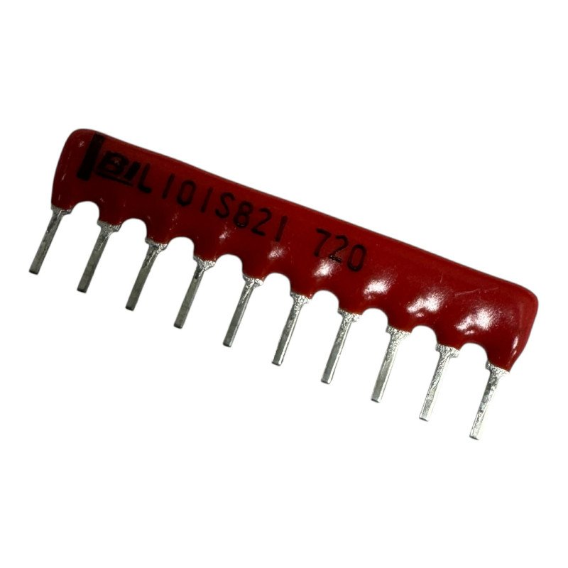 L101S821 BI Technologies Network Resistor 10 Pin 820ohm 820R 1/8W 2%