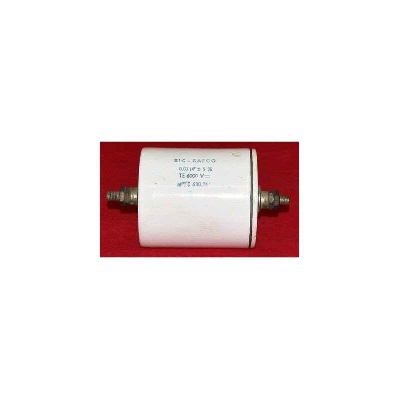 0.02uF 6000V 5% Aluminium Metal Film High Voltage Capacitor SIC-SAFCO TE6000V