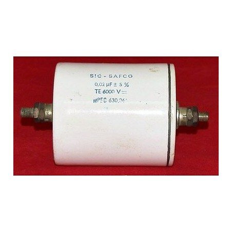 0.02uF 6000V 5% Aluminium Metal Film High Voltage Capacitor SIC-SAFCO TE6000V