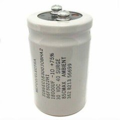 18000uF 30VDC -10+75% 85C Electrolytic Capacitor MEPCO ELECTRA 3186EC183U030BHA2