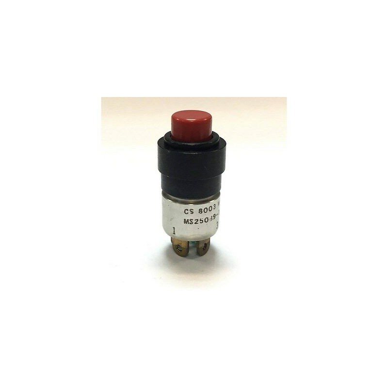 Switch Push Button N.O./N.C. Round Button 10A 115VAC 28VDC Momentary Contact Scr