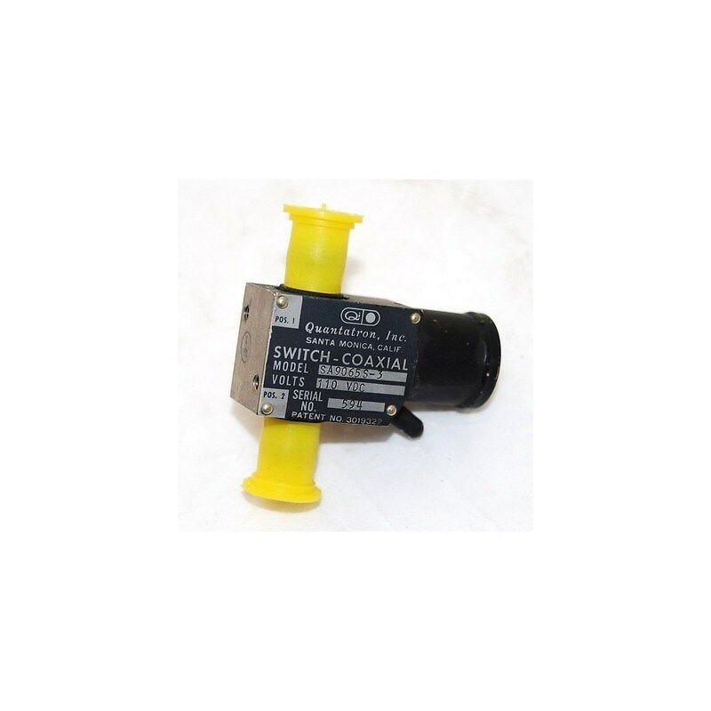 DC-6GHZ 110V SPDT SWITCH COAXIAL QUANTATRON SA9065S-3