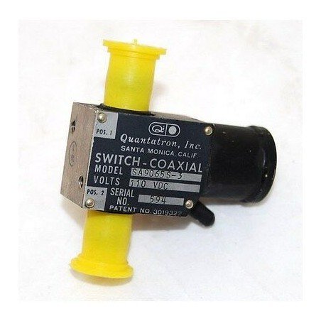 DC-6GHZ 110V SPDT SWITCH COAXIAL QUANTATRON SA9065S-3