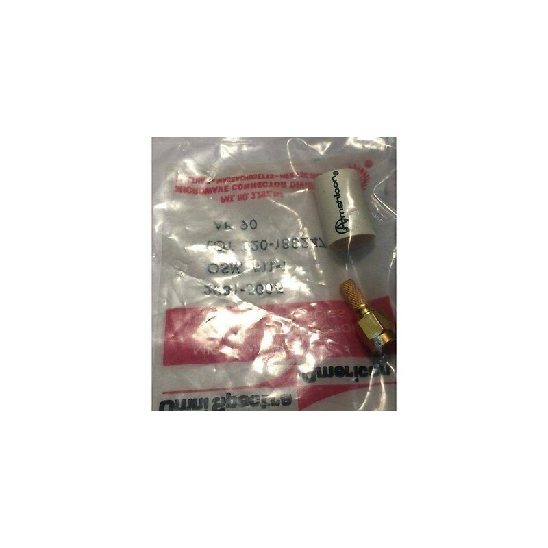 SMA Male Connector RF 2031-5055 12.4GHz 50Ohm Crimp ST Cable Mount Gold
