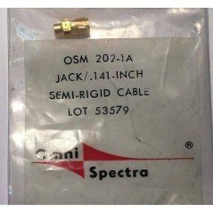 OSM202-1A JACK MALE .141 INCH 18GHZ 50R FOR SEMI RIGID CABLE