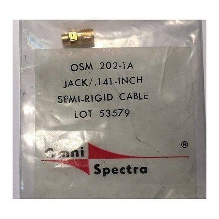 OSM202-1A JACK MALE .141 INCH 18GHZ 50R FOR SEMI RIGID CABLE