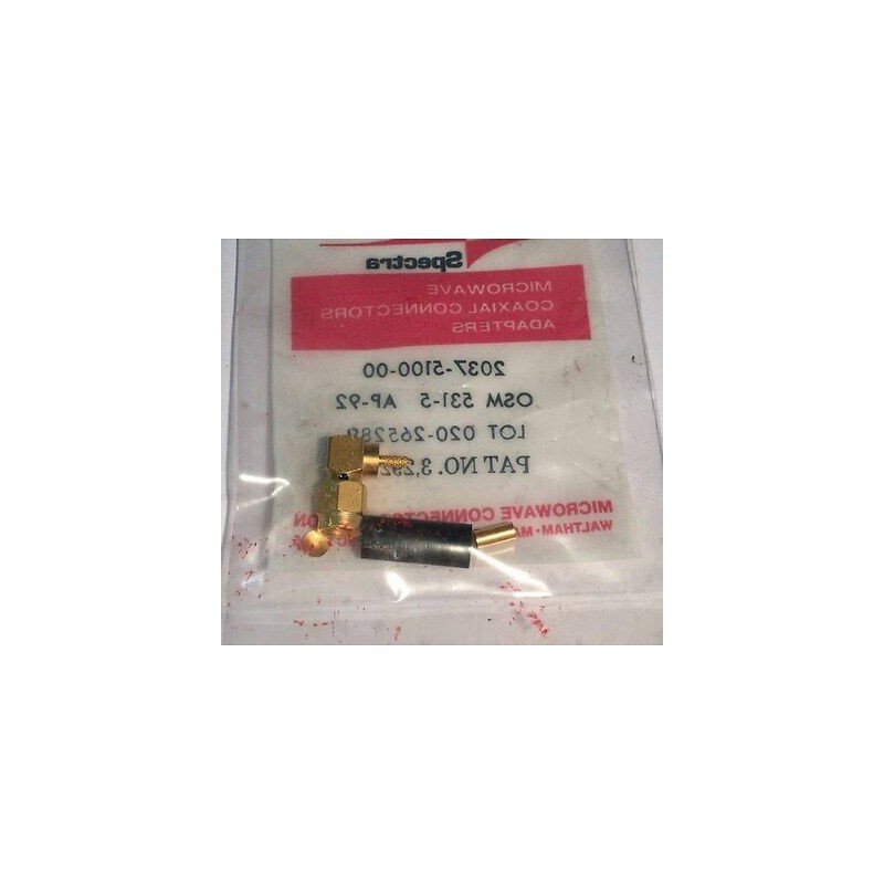 SMA M JACK RIGHT ANGLE 12.4GHZ 50R 2037-5100-00