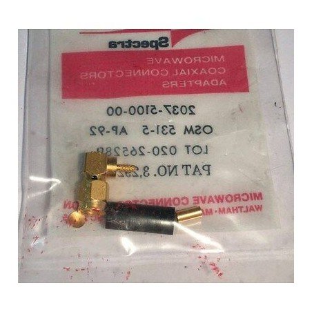 SMA M JACK RIGHT ANGLE 12.4GHZ 50R 2037-5100-00