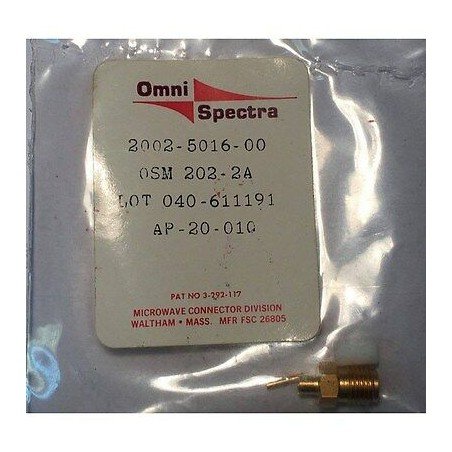SMA M JACK 18GHZ 50R RF CONNECTOR  2002-5016-00
