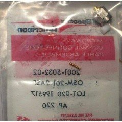 SMA M 18GHZ 50R RG405 SEMI RIGID 2001-5032-02