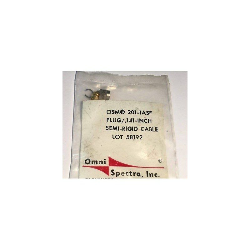 .141 INCH OSM201-1A SF RF CONNECTOR 18GHZ 50R FOR SEMI RIGID CABLE