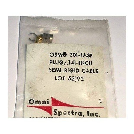 .141 INCH OSM201-1A SF RF CONNECTOR 18GHZ 50R FOR SEMI RIGID CABLE
