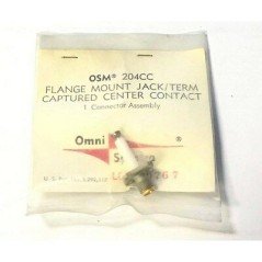 SMA F FLANGE MOUNT JACK TERM CAPTURED CENTER CONTACT OSM204CC