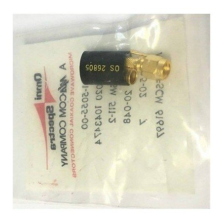 SMA Male Connector RF 2031-5055-00 12.4GHz 50Ohm Crimp ST Cable Mount Gold