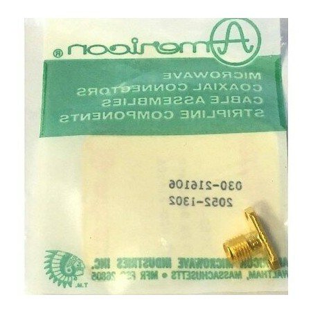 SMA FEMALE PANEL MOUNT 18GHZ 50R 2052-1302 OSM244-3