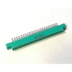 36 CONTACT(S), FEMALE, STRAIGHT 2 ROW M21097/21-163 GREEN CARD EDGE CONNECTOR