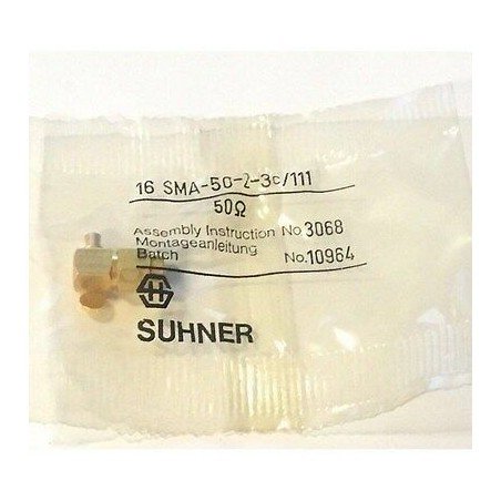 SMA M RIGHT ANGLE 18GHZ 50R RF CONNECTOR RG58 16SMA-50-2-3C/111