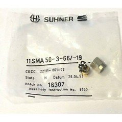 SMA M 18GHZ 50R COAXIAL STRAIGHT CONNECTOR FOR SEMI RIGID CABLE 11SMA50-3-66/-19