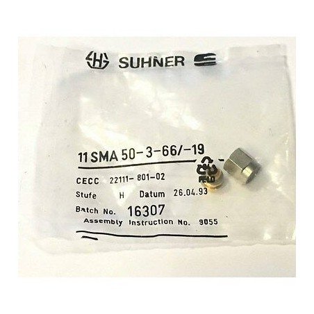SMA M 18GHZ 50R COAXIAL STRAIGHT CONNECTOR FOR SEMI RIGID CABLE 11SMA50-3-66/-19