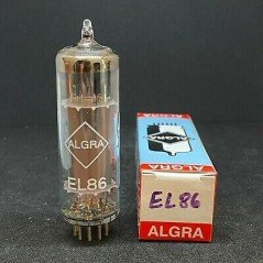 EL86  ELECTRON VACUUM TUBE VALVE ALGRA 