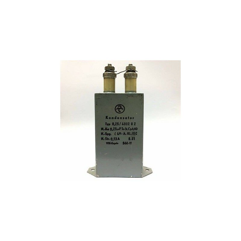 0.25uF 4kV 0.13A OIL CAPACITOR TYP 0.25/4002