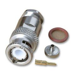 BNC MALE 4GHZ RF COAXIAL CONNECTOR RADIALL RG141 RG58 R141007000