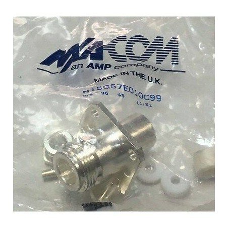 N FEMALE PANEL MOUNT COAXIAL CONNECTOR N15G57E010C99 MACOM