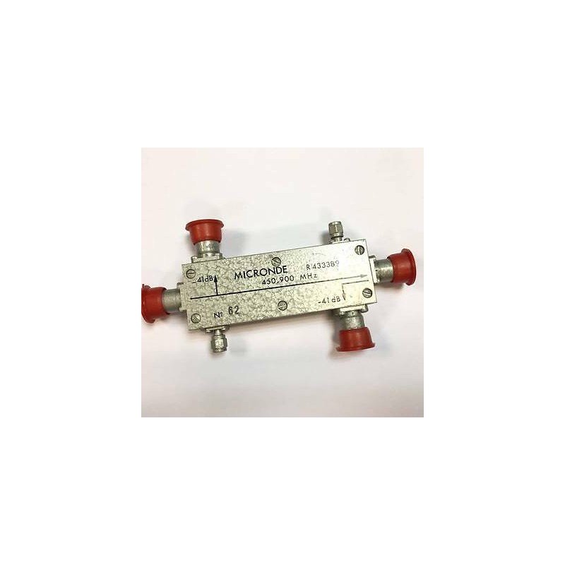 450-900Mhz 41DB 100W Directional Coupler R433389000 MICRONDE New