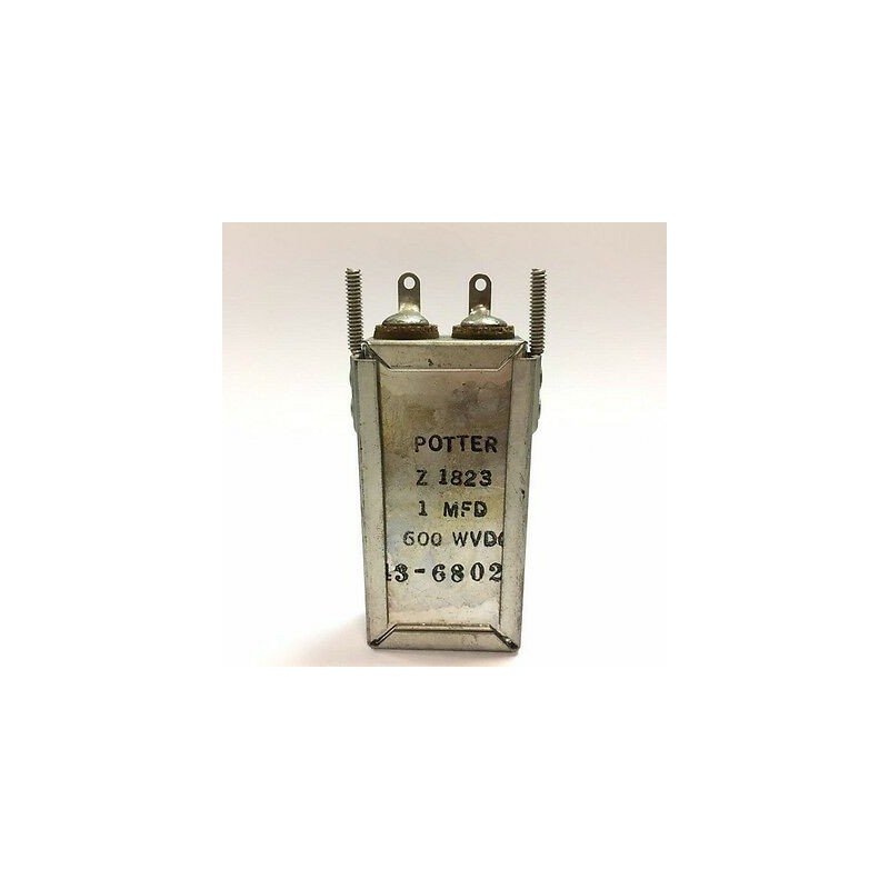 1uF 600WVDC Z1823 PAPER IN OIL CAPACITOR POTTER