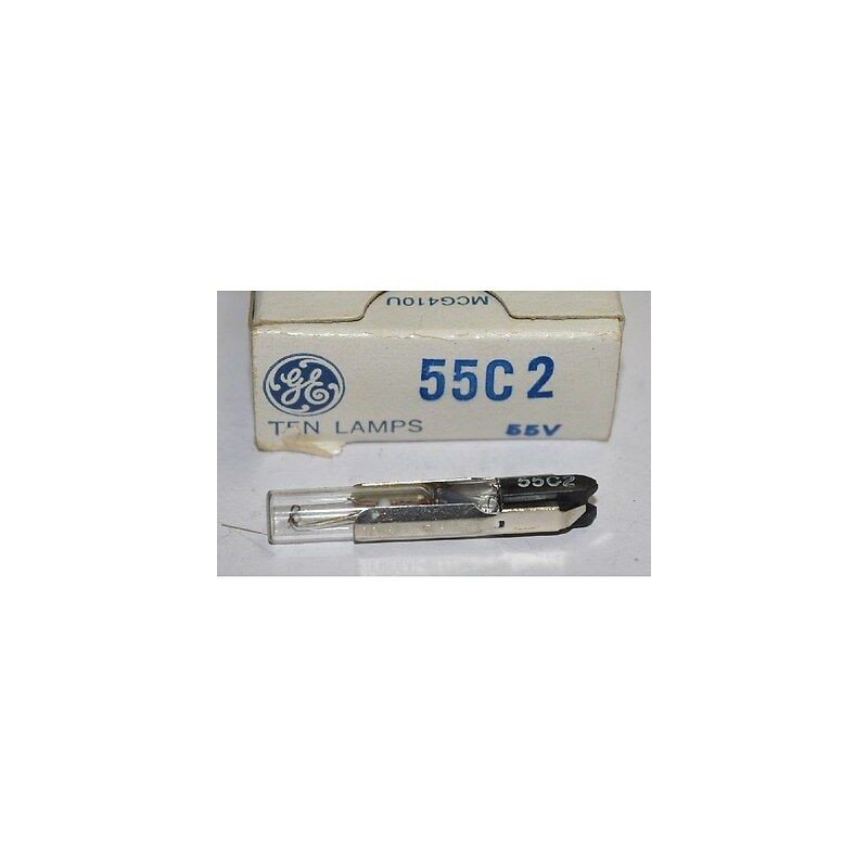 55C2 MINIATURE LAMP .045-.06 AMPS 55V