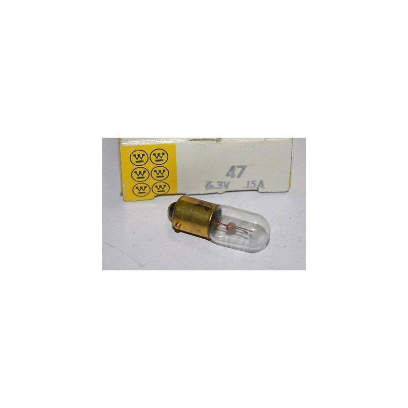 6.3V .15A MINIATURE LAMP 47 WESTINGHOUSE
