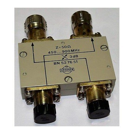 450-900Mhz 3DB 300W Directional Coupler Radiall Spinner BN527651
