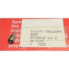 5V AMPS 0.115 7335 SUBMINIATURE LAMP