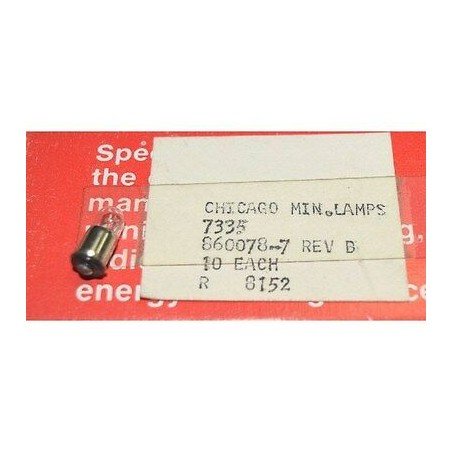 5V AMPS 0.115 7335 SUBMINIATURE LAMP