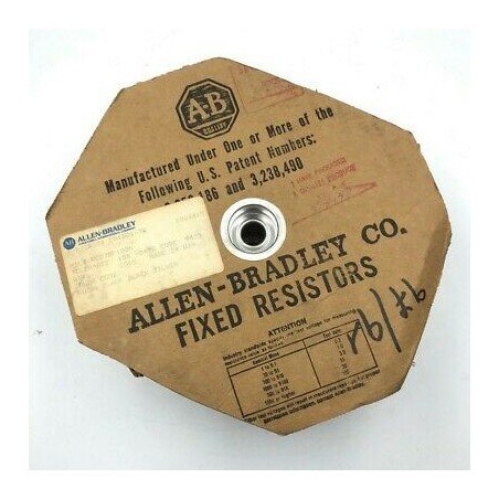10Ohm 1/4W 10% Carbon Resistor RC07GF100K ALLEN BRADLEY QTY:100