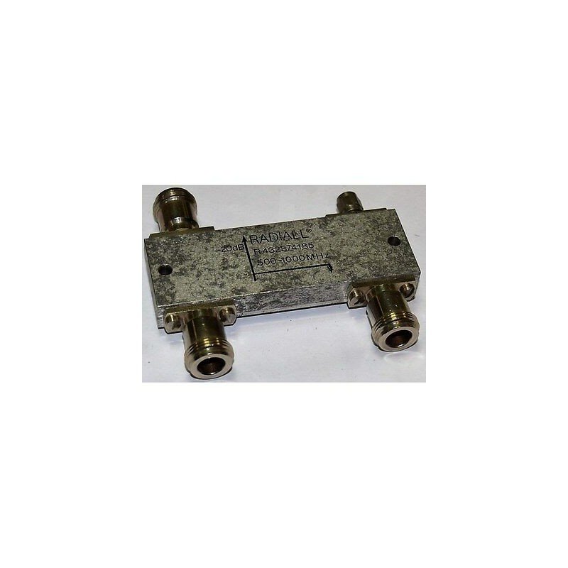 500-1000Mhz 20DB 50W N Directional Coupler R432374185 RADIALL
