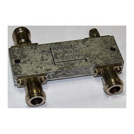 500-1000Mhz 20DB 50W N Directional Coupler R432374185 RADIALL
