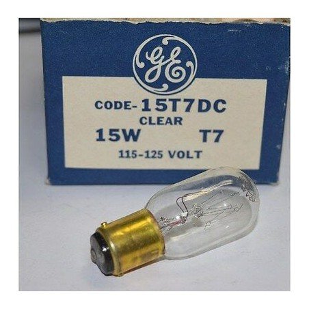 15T7DC 130V 15W T-7 DC Bayonet Base Halogen Bulbs