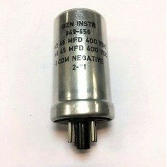 2X 45uF 400VDC Aluminium Capacitor 949-656 GEN-INSTR