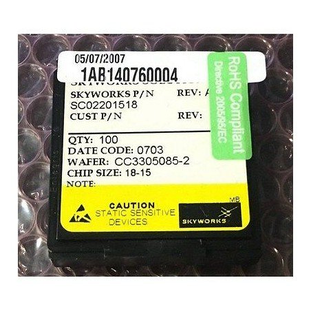 22pf +-20% SC02201518 Silicon Capacitors Skyworks QTY:100